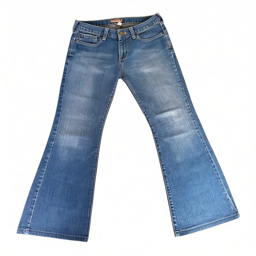 Vintage Y2K Abercrombie & FItch Women's 8S Stretch Flare Flared Denim Jeans